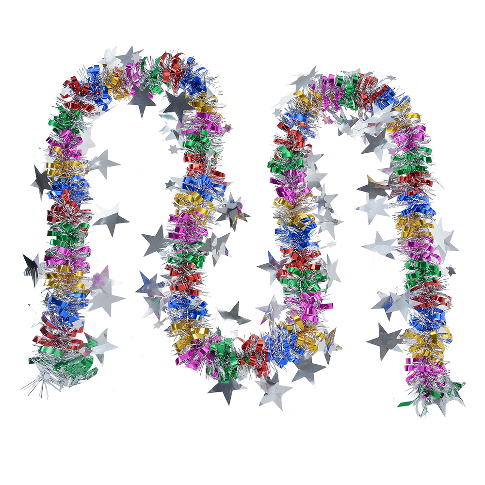 [65546] Decoration garland Christmas Multicoloured 200 cm