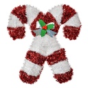 Christmas Decoration candy canes Red White 32x3x36 cm