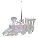 Pendentif Décoratif Locomotive Couleur argent 12x2x7 cm