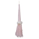 Decorazione pendente Gnomo Rosa 6x6x48 cm