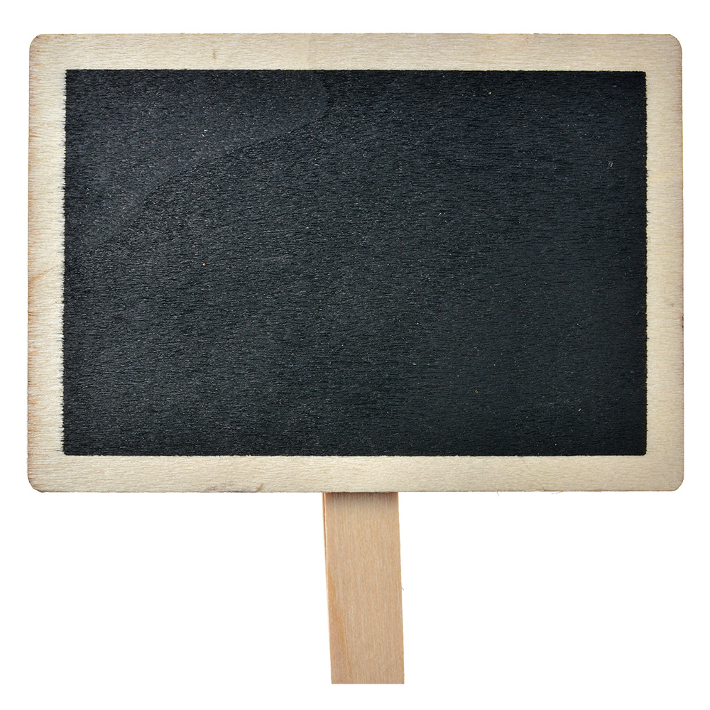 [65647] Pince à linge avec Tableau noir Noir Marron 8x2x8 cm