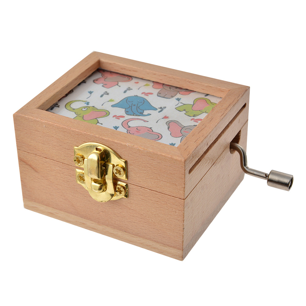 Muziekdoosje 9x6x4 cm