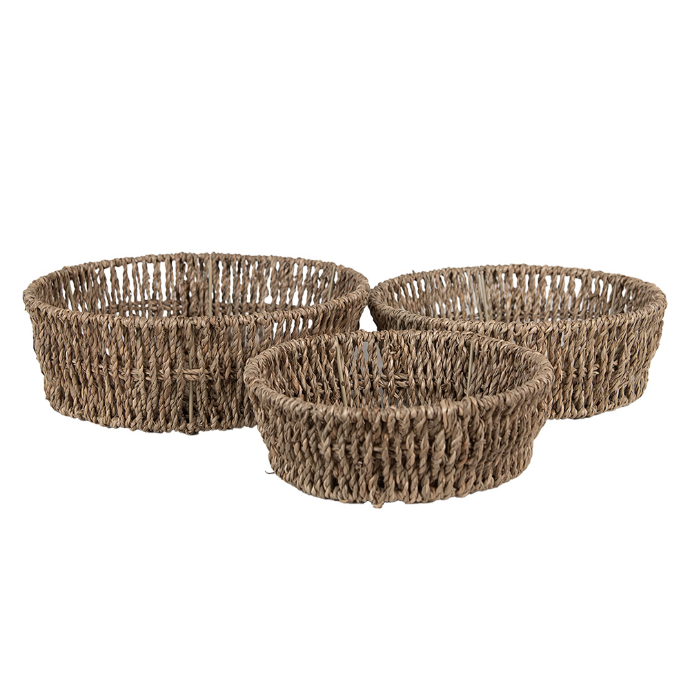 Manden (set 3) Ø 24x8 / Ø 22x7 / Ø 19x6 cm