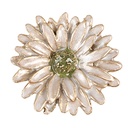 Doorknob White Gold colored Ø 4x3 cm / S3 cm