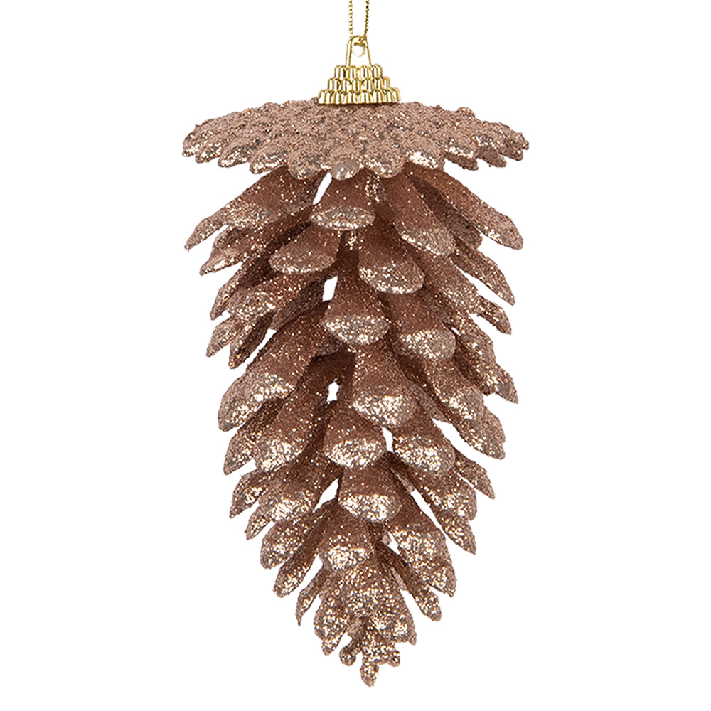 [65793] Decoratie hanger dennenappel Ø 7x13 cm