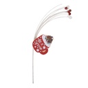 Décoration de Noël Rouge Blanc 12x1x45 cm