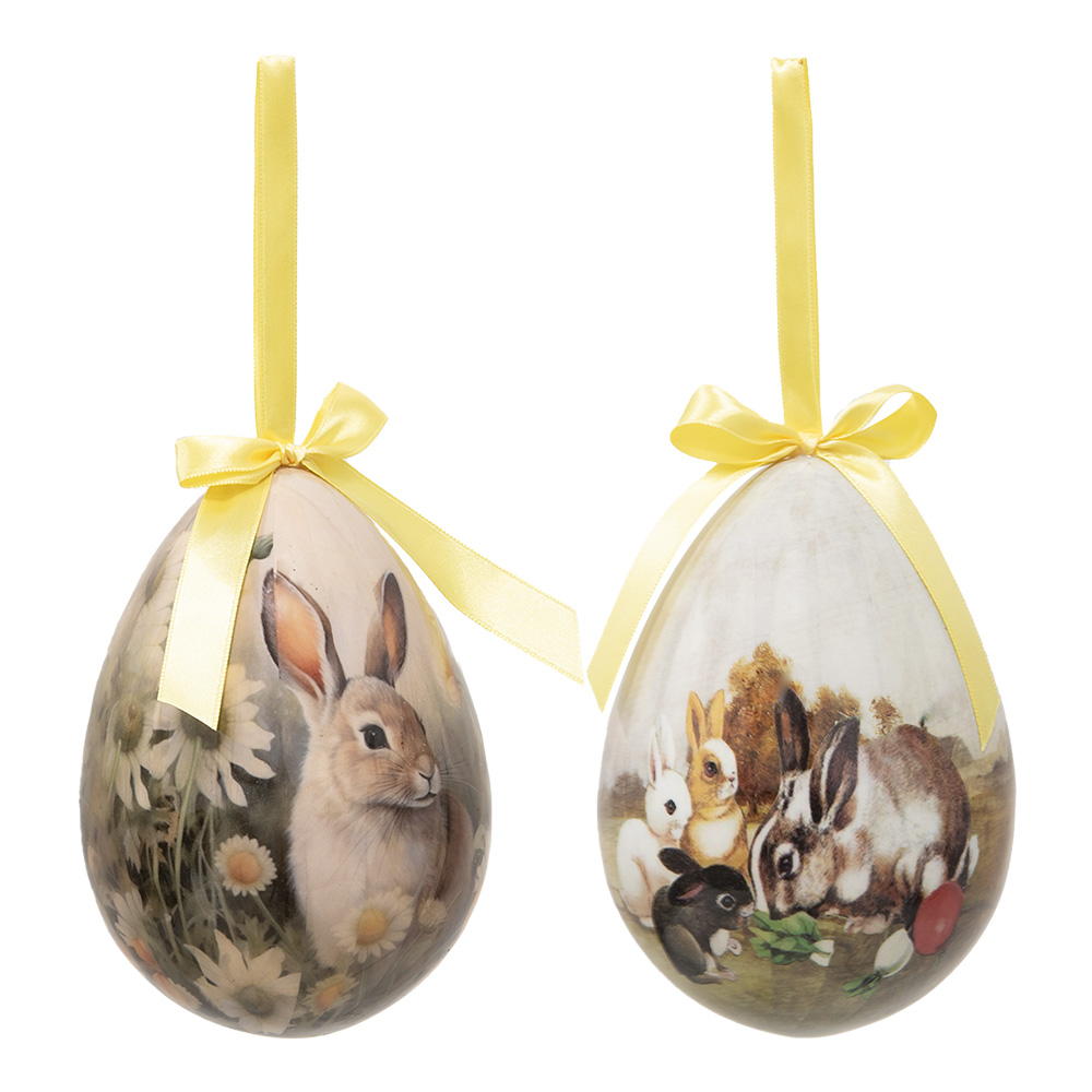 [65915] Pendentif décoratif uf (set 2) Multicolore Ø 11x15 cm