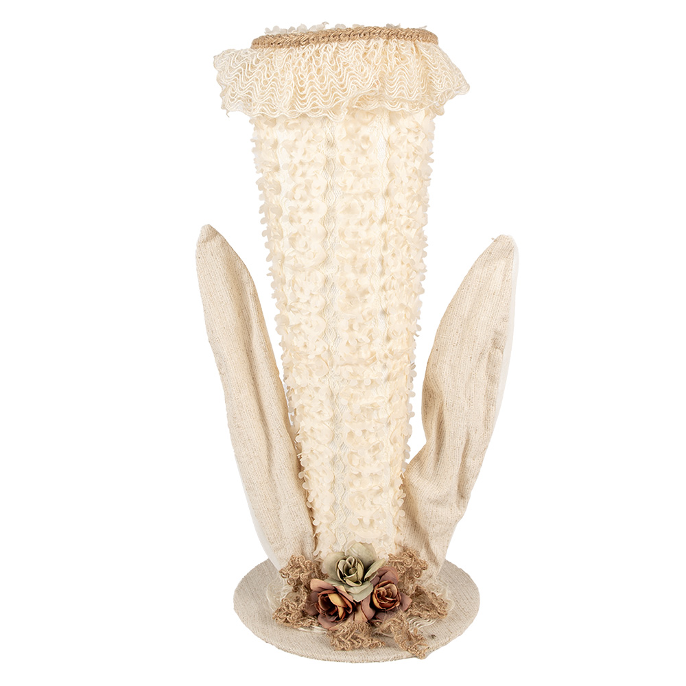 [65933] Decoratie hoed 20x20x45 cm