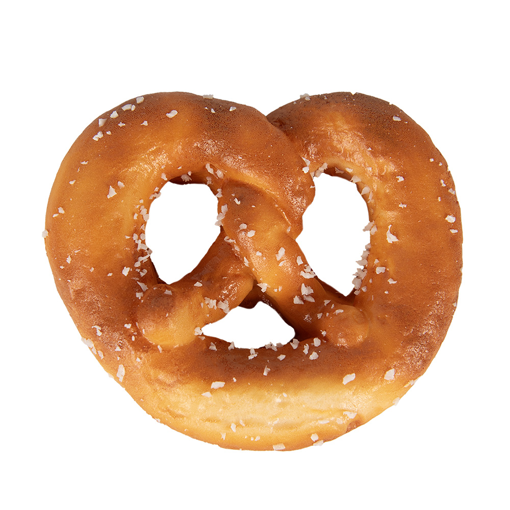 [65977] Decorative pretzel Brown 10x9x2 cm