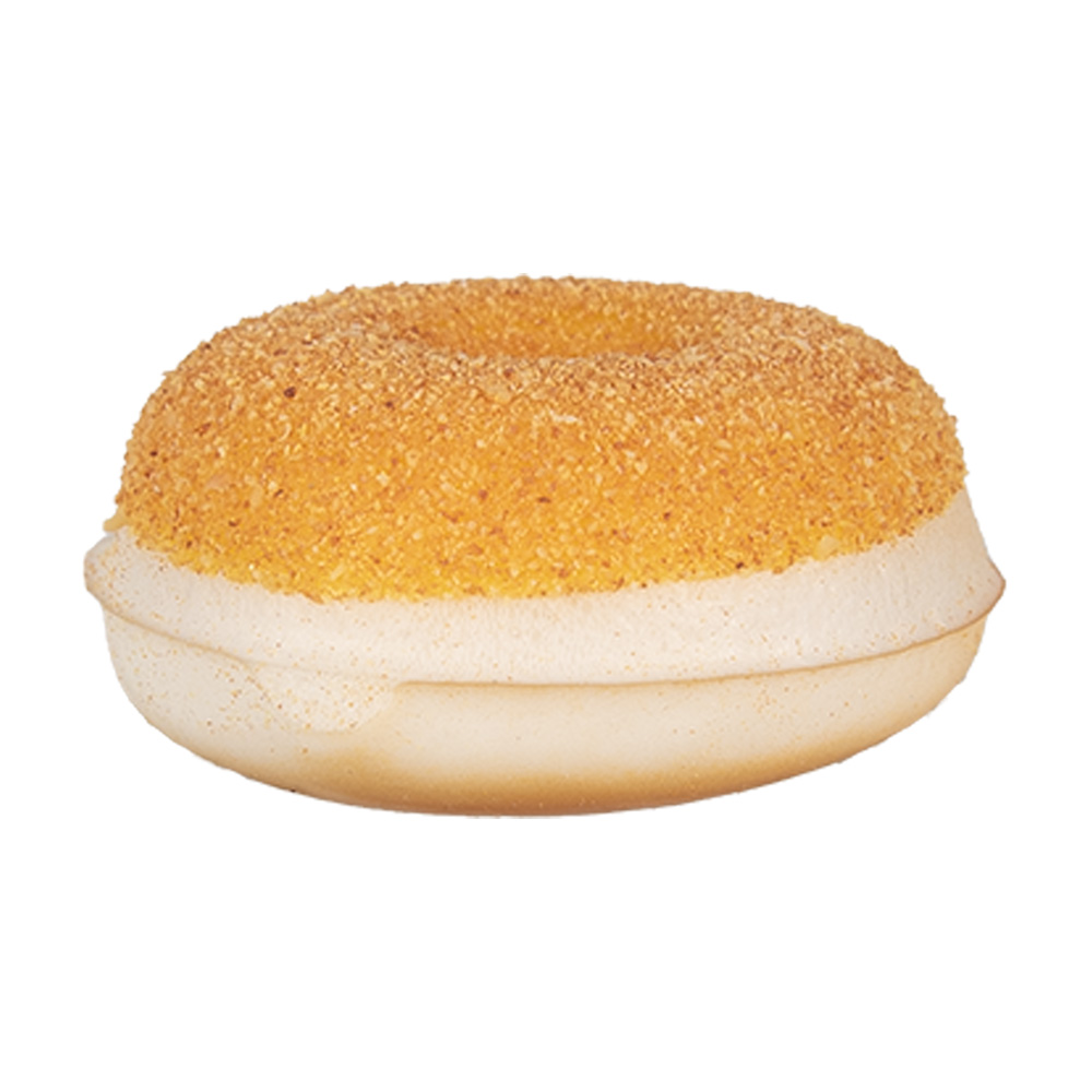 [65980Y] Decoration donut Yellow Ø 6x2 cm