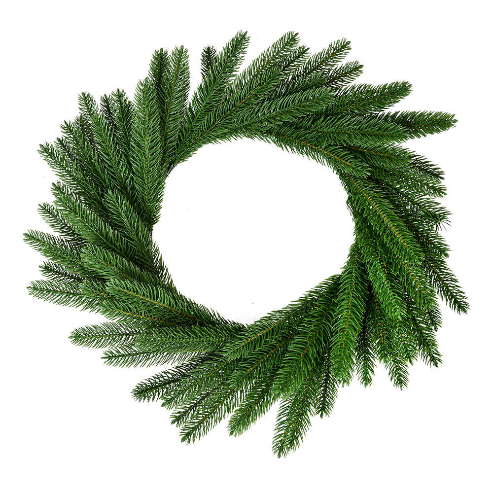 [66065] Decorazione Natalizia Ghirlanda Verde Ø 55x7 cm