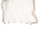 Rete da pesca da decorazione Beige 200x400 cm