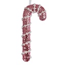 Christmas Decoration Pendant Candy cane Pink White 8x3x17 cm