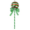 Decorazione Natalizia Pendente Lecca lecca Verde Rosso Ø 9x25 cm