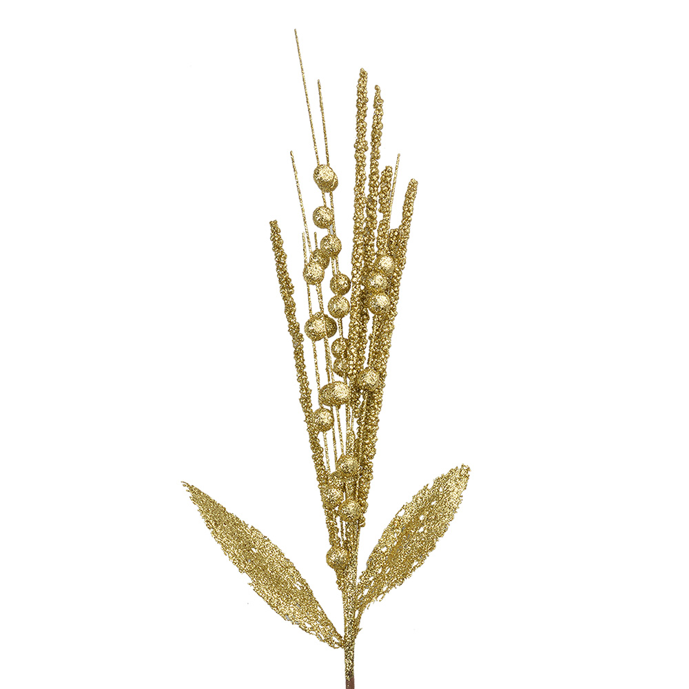 [66131] Christmas Decoration Gold colored 12x5x63 cm