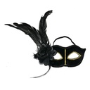 Mask Black Gold colored 22x9x21 cm