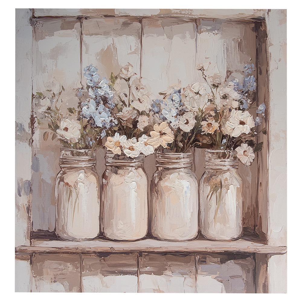 [66266] Decorazione da parete Beige Rosa 51x3x51 cm