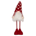 Image de décoration gnome avec LED Rouge Blanc 8x12x56 cm
