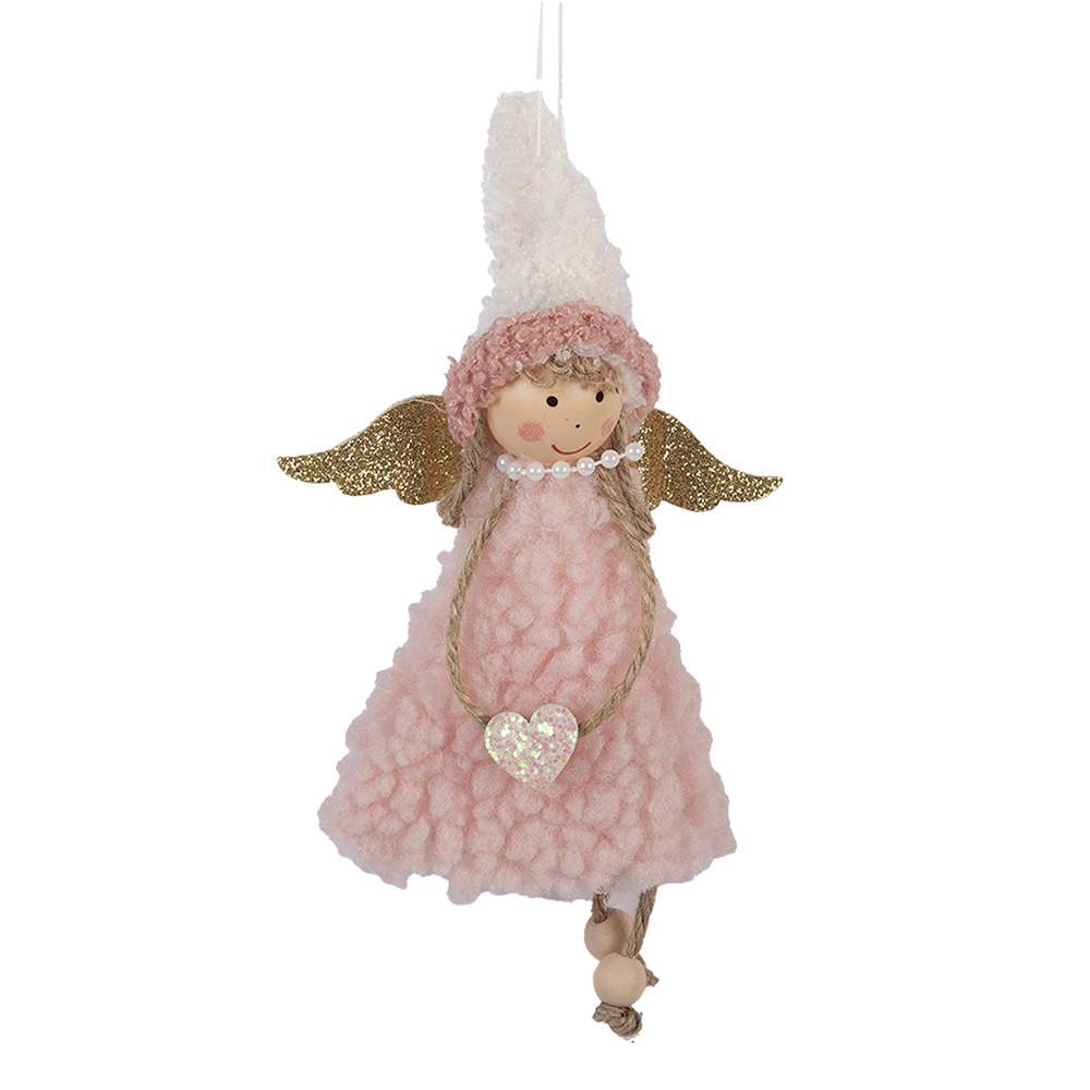 Decoratie hanger engel 10x3x20 cm