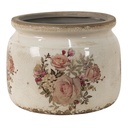 Pot de fleurs d'intérieur Rose, Beige Ø 20x15 cm