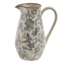 Decorative Pitcher Grey, Beige 20x14x25 cm