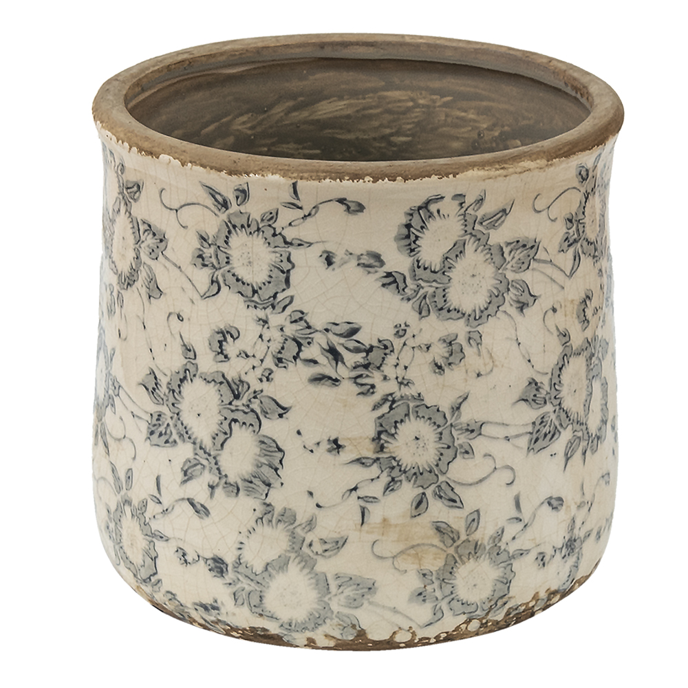 Decoratie bloempot Ø 17x16 cm
