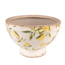 Flower Pot Inside Yellow, Beige Ø 21x14 cm