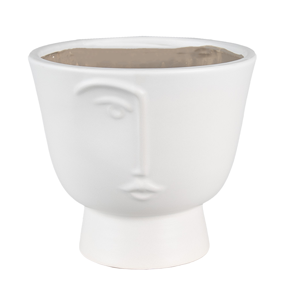 [6CE1570L] Decoratie bloempot Ø 17x15 cm