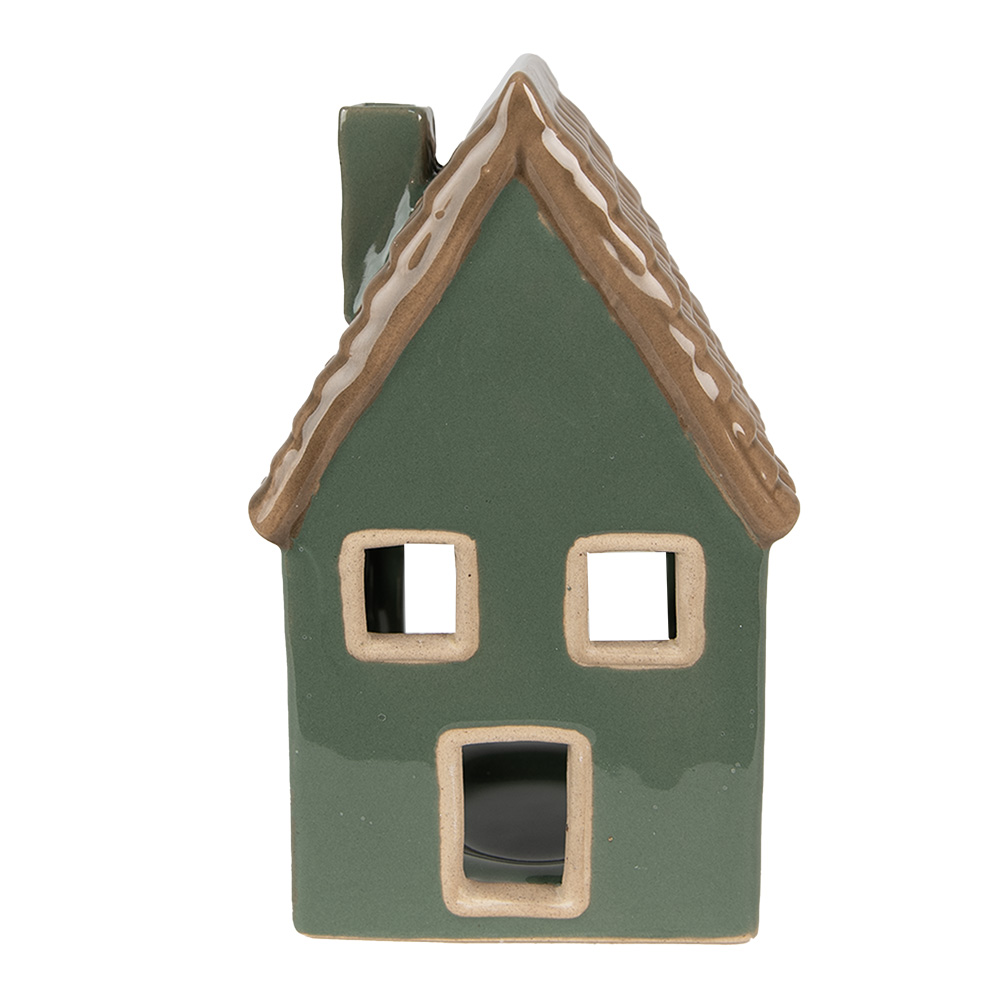[6CE1601] Waxinelichthouder huis 9x8x15 cm