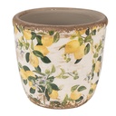 Pot de fleurs d`intérieur Beige Jaune Ø 11x10 cm