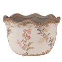 Decoratie bloempot Ø 14x9 cm