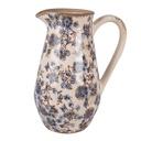 Pichet décoratif Beige Bleu 20x14x25 cm