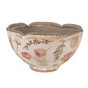 Vaso Porta Pianta Beige Rosa Ø 21x12 cm
