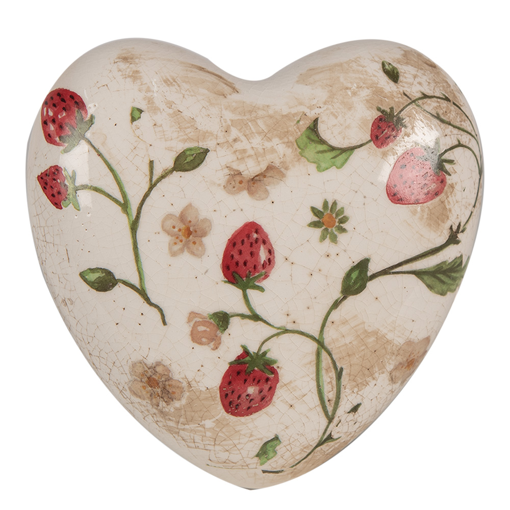 Decoratie hart 11x11x4 cm