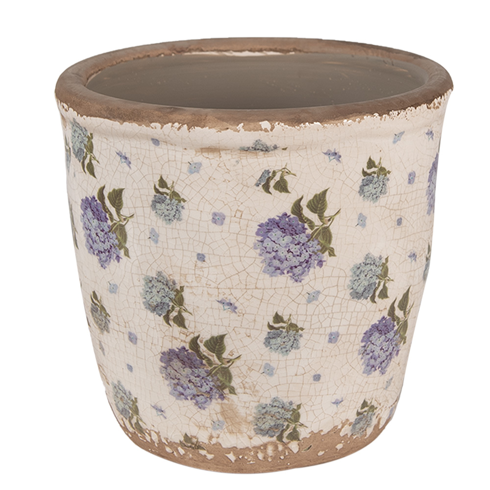 Decoratie bloempot Ø 14x13 cm
