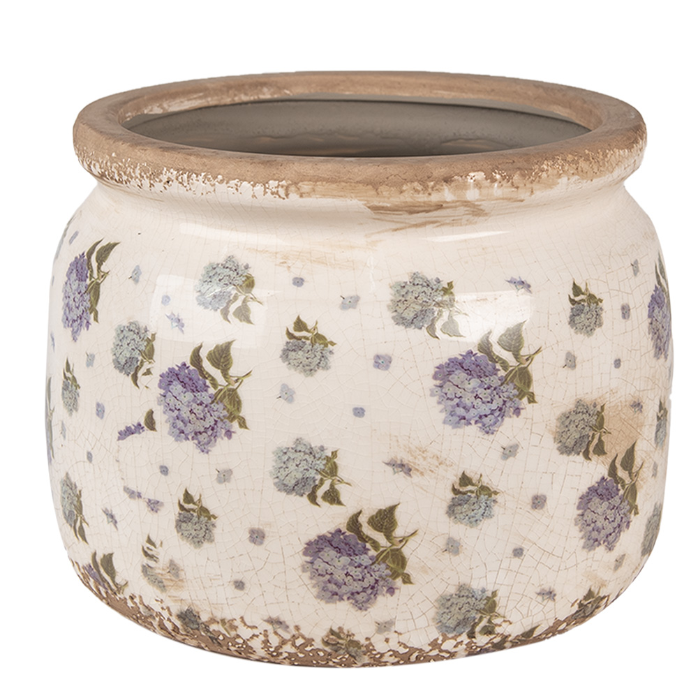 Decoratie bloempot Ø 20x15 cm
