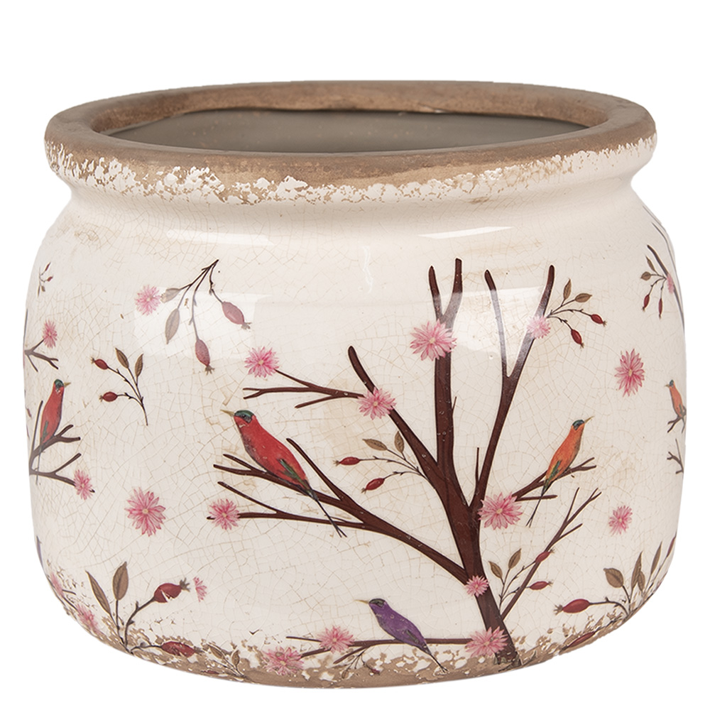 Decoratie bloempot Ø 20x15 cm