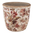 Pot de fleurs d'intérieur Beige Rose Ø 11x11 cm