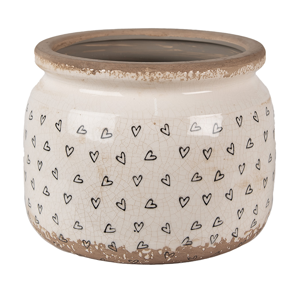 [6CE1653L] Decoratie bloempot Ø 20x15 cm