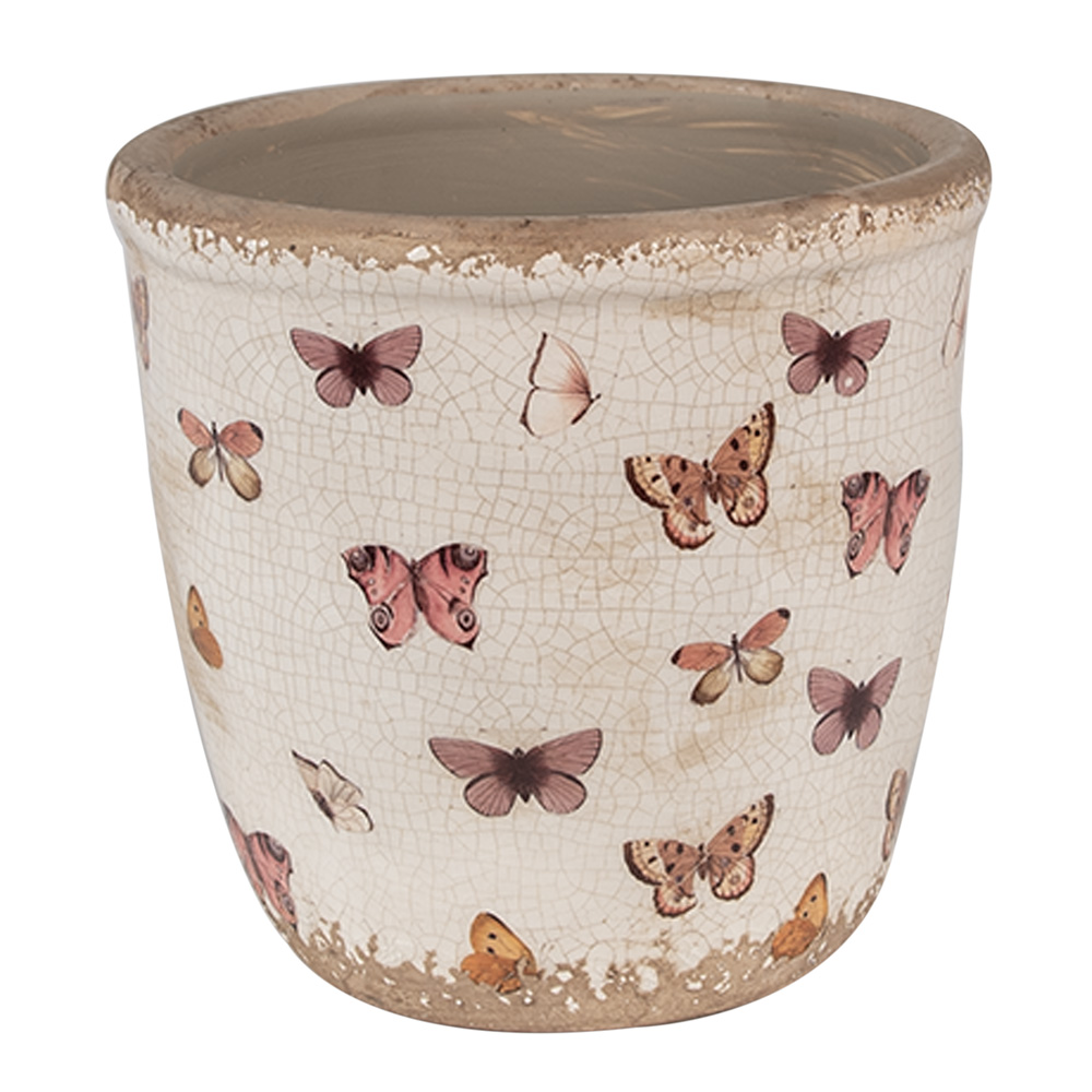 [6CE1661M] Decoratie bloempot Ø 15x14 cm