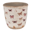 Pot de fleurs d'intérieur Beige Ø 15x14 cm