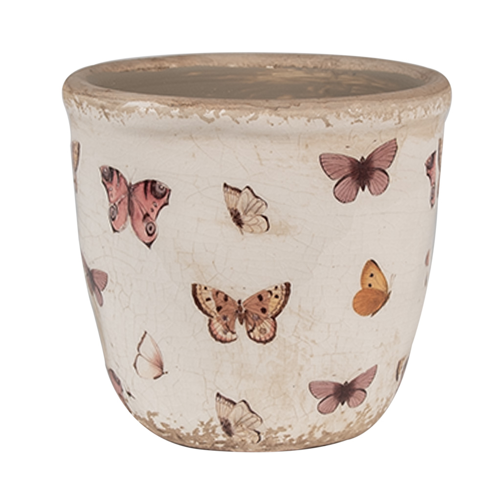 [6CE1661XS] Pot de fleurs d'intérieur Beige Ø 11x10 cm