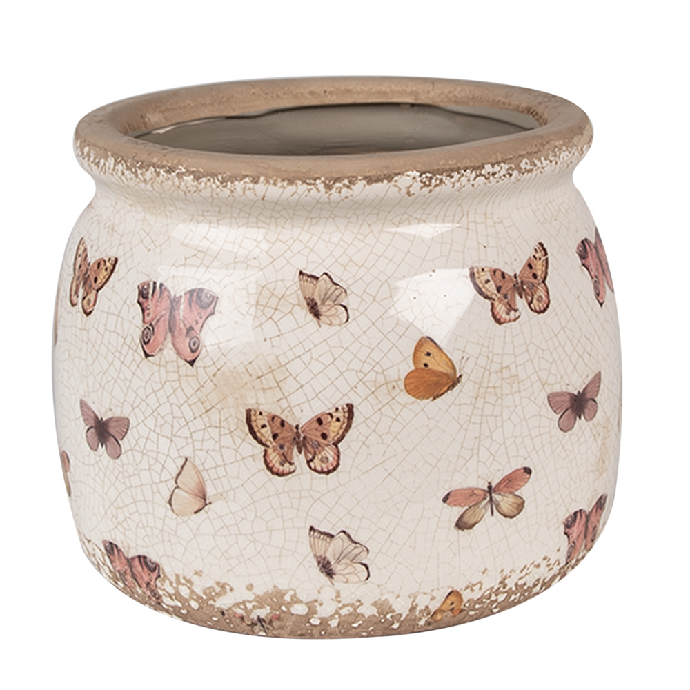 [6CE1662M] Flower Pot Inside Beige Ø 16x13 cm