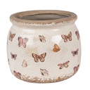 Pot de fleurs d'intérieur Beige Ø 16x13 cm