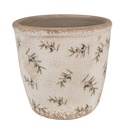 Vaso Porta Pianta Beige Ø 14x13 cm