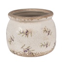 Vaso Porta Pianta Beige Ø 16x13 cm