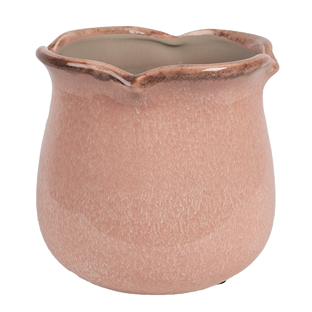 [6CE1714P] Blumentopf für Innen Rosa Ø 16x15 cm