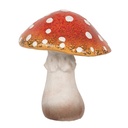 Decoration paddenstoel 18x17x21 cm