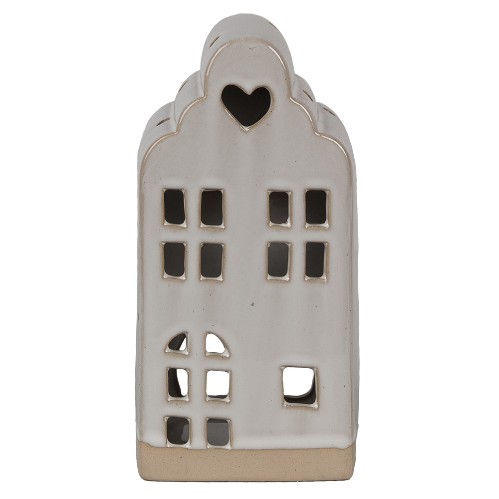 [6CE1790] Waxinelichthouder huis 9x8x18 cm