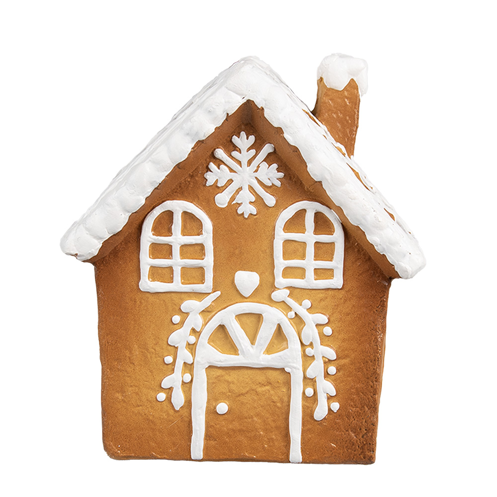 [6CE1806] Decoration house Brown 14x12x15 cm